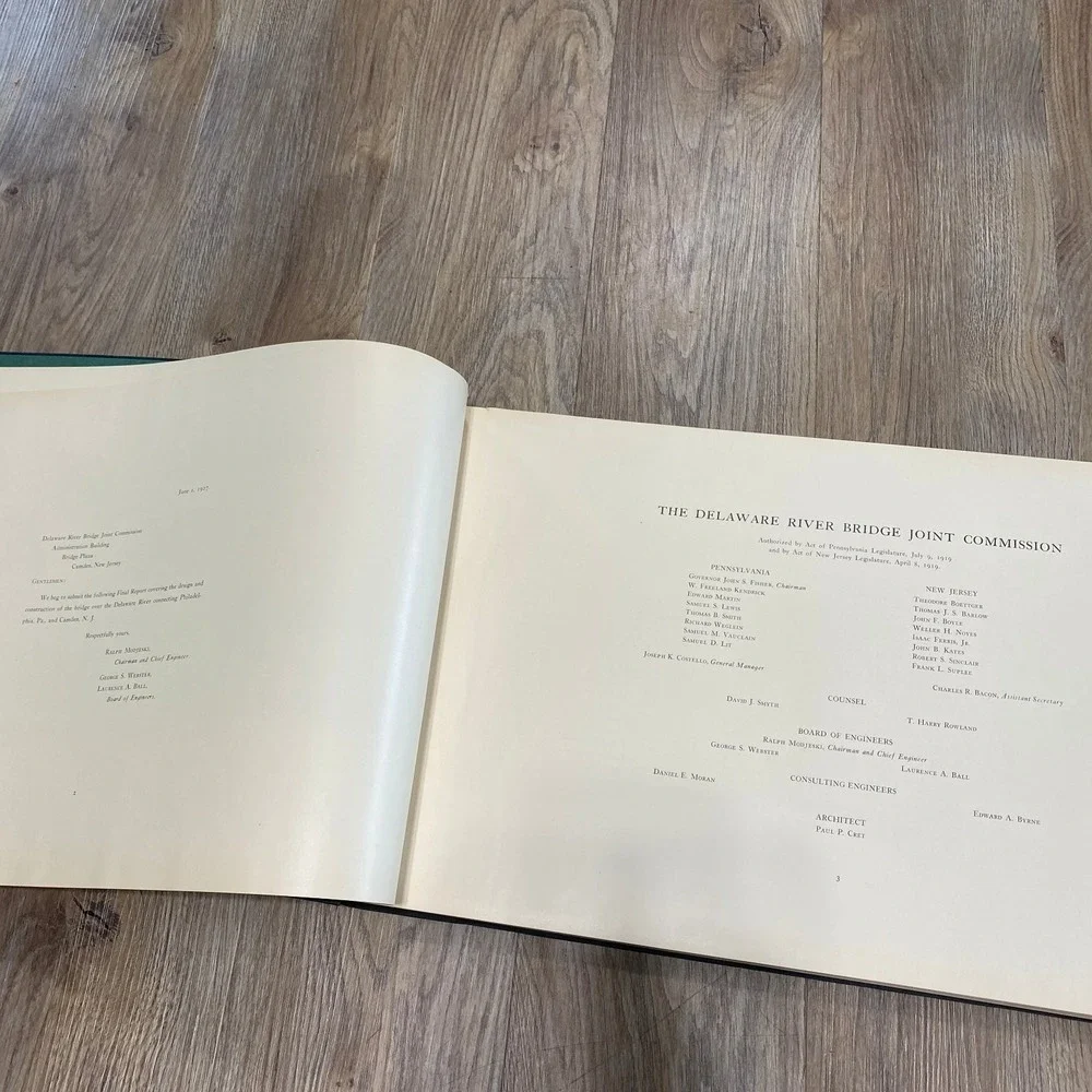 Delaware River Bridge Final Report 1927 Philadelphia Camden Engineering History